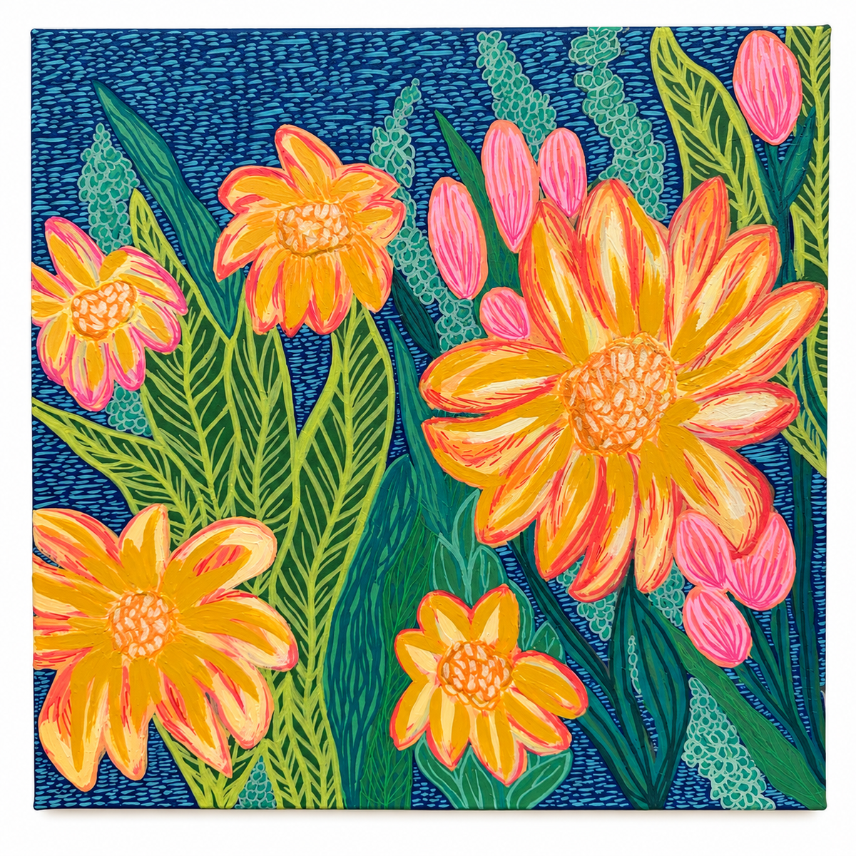Midnight Botanicals Large Square