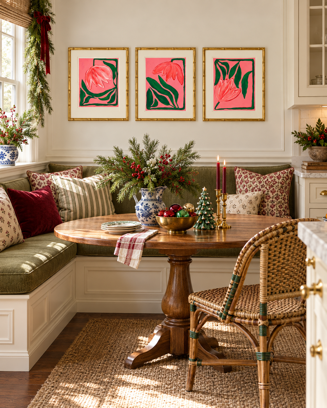 Poinsettias on Paper - Set of 3