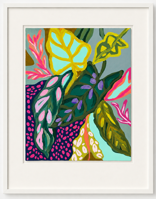 Wild at Midnight — Botanicals on Paper Set of 4