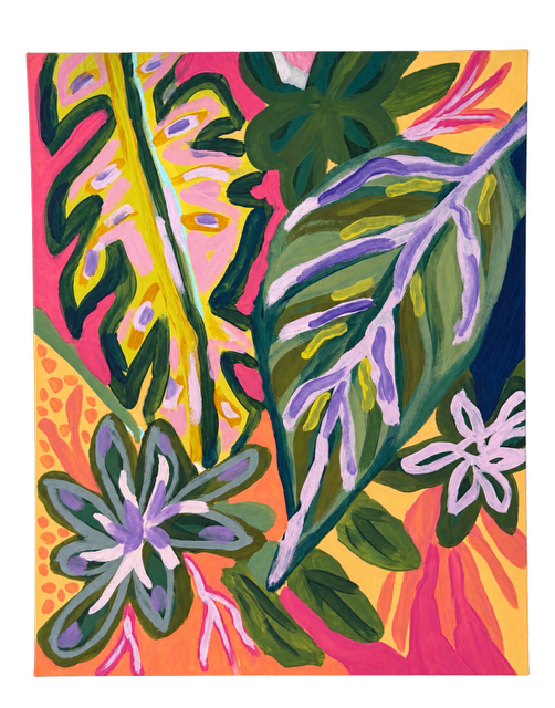Wild at Midnight — Botanicals on Paper Set of 4